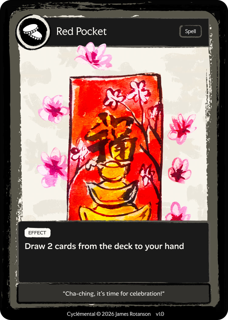 Red Pocket — Spell card
